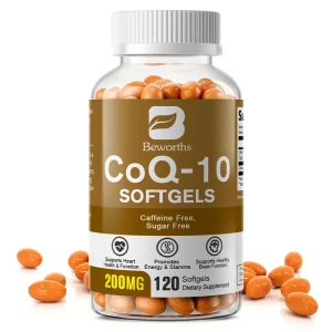 Coenzyme Q10 COQ10 Heart, Brain and Skin