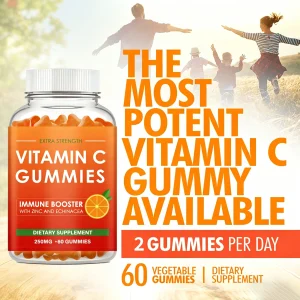 Vitamin C Supplement- 60 Gummies