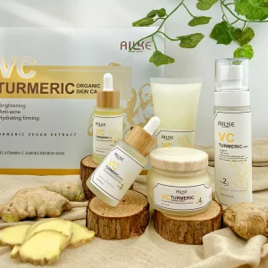 Turmeric Whitening Skin Care Set, with Vitamin C